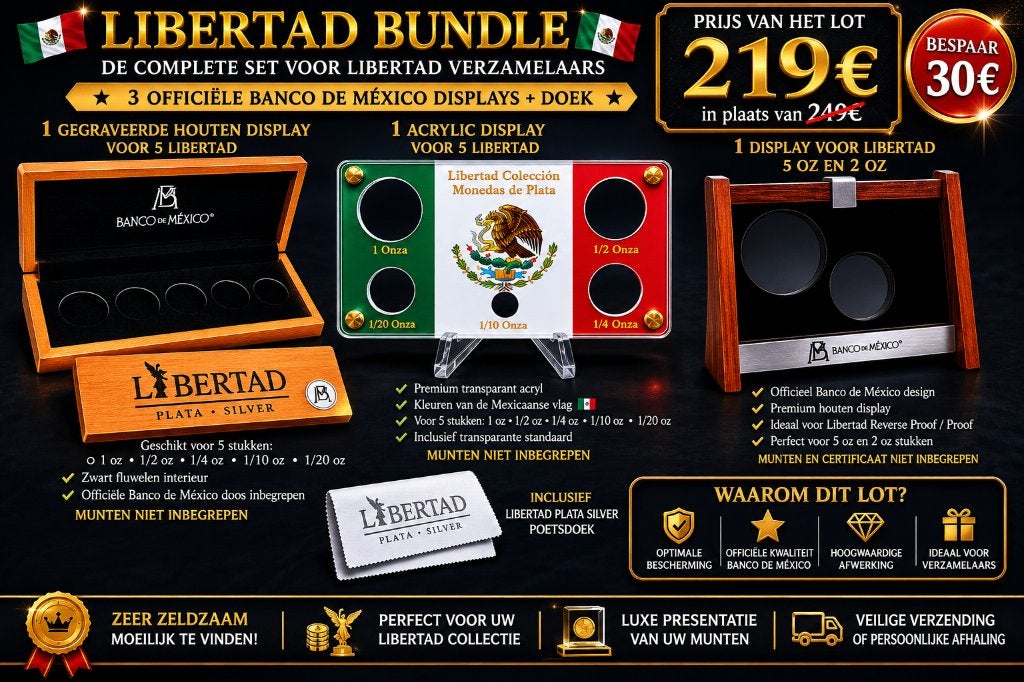 Bundle Libertad display boxes, Postzegels en Munten, Munten | Amerika, Ophalen of Verzenden, Zuid-Amerika