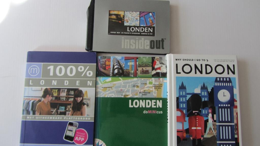 Londen London vier reisgidsjes, Overige merken, Europa, Ophalen of Verzenden, Zo goed als nieuw