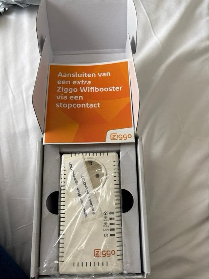 Nieuwe Ziggo Wifibooster - Snel en stabiel wifi, Ophalen, Nieuw