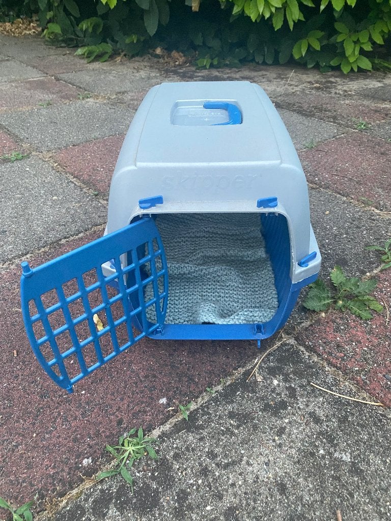 Katten reismandje, Dieren en Toebehoren, Katten-accessoires, Ophalen, Gebruikt