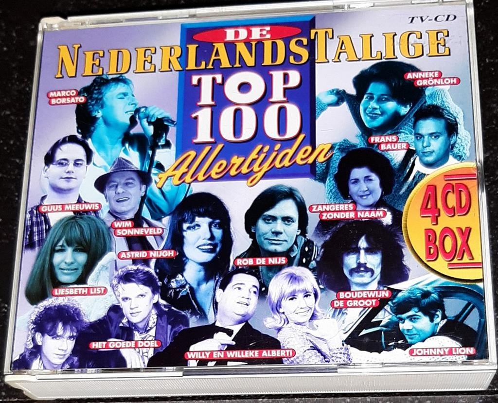 De Nederlandstalige top 100 allertijden 4cdbox, Ophalen of Verzenden, Zo goed als nieuw, Levenslied of Smartlap, Boxset