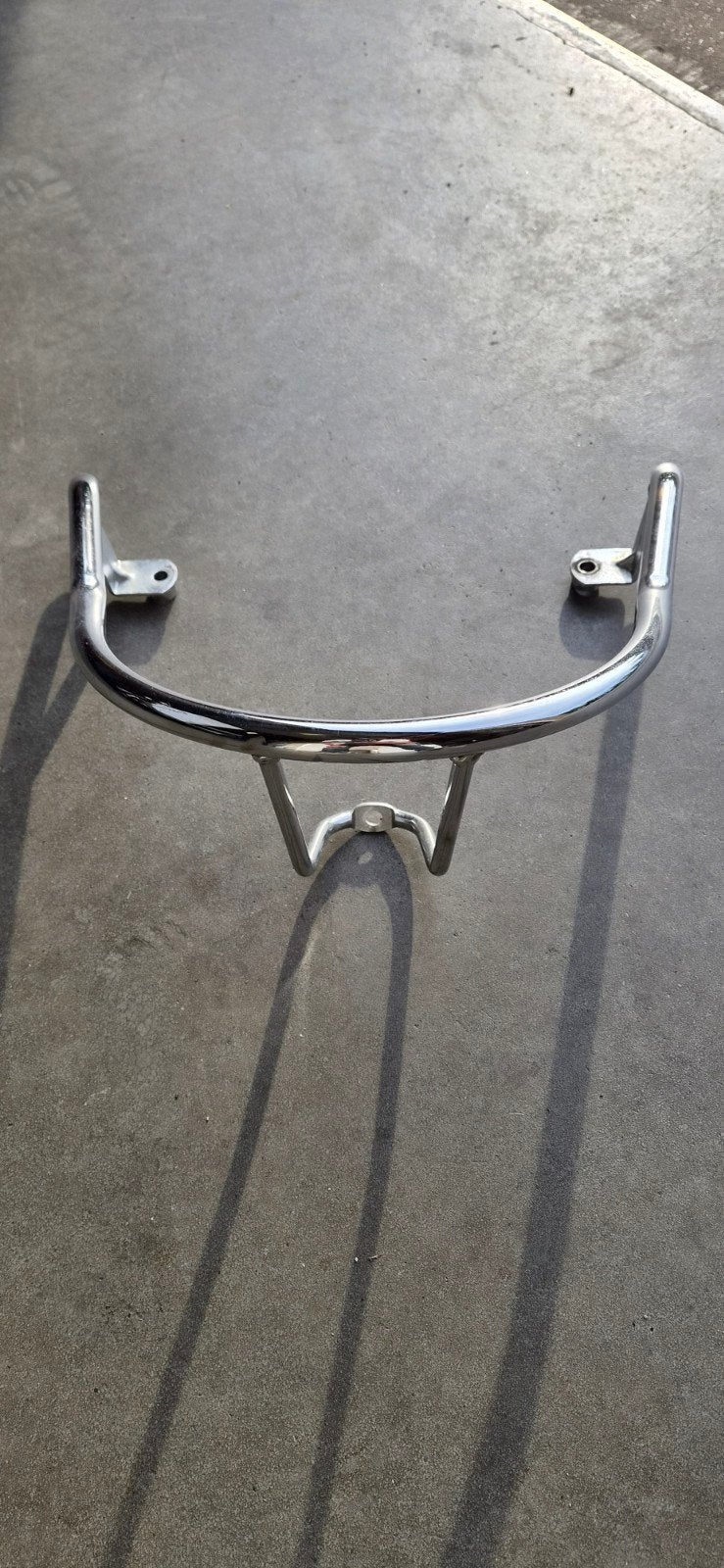 Chromen bagagedrager voor sym scooter, Ophalen of Verzenden, Zo goed als nieuw, Onbekend