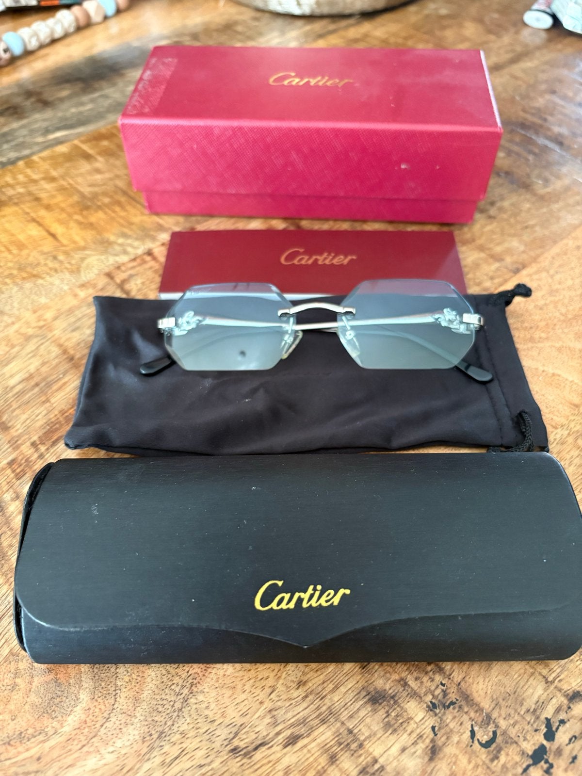 Cartier bril - nieuw, Blauw, Nieuw, Bril, Ophalen