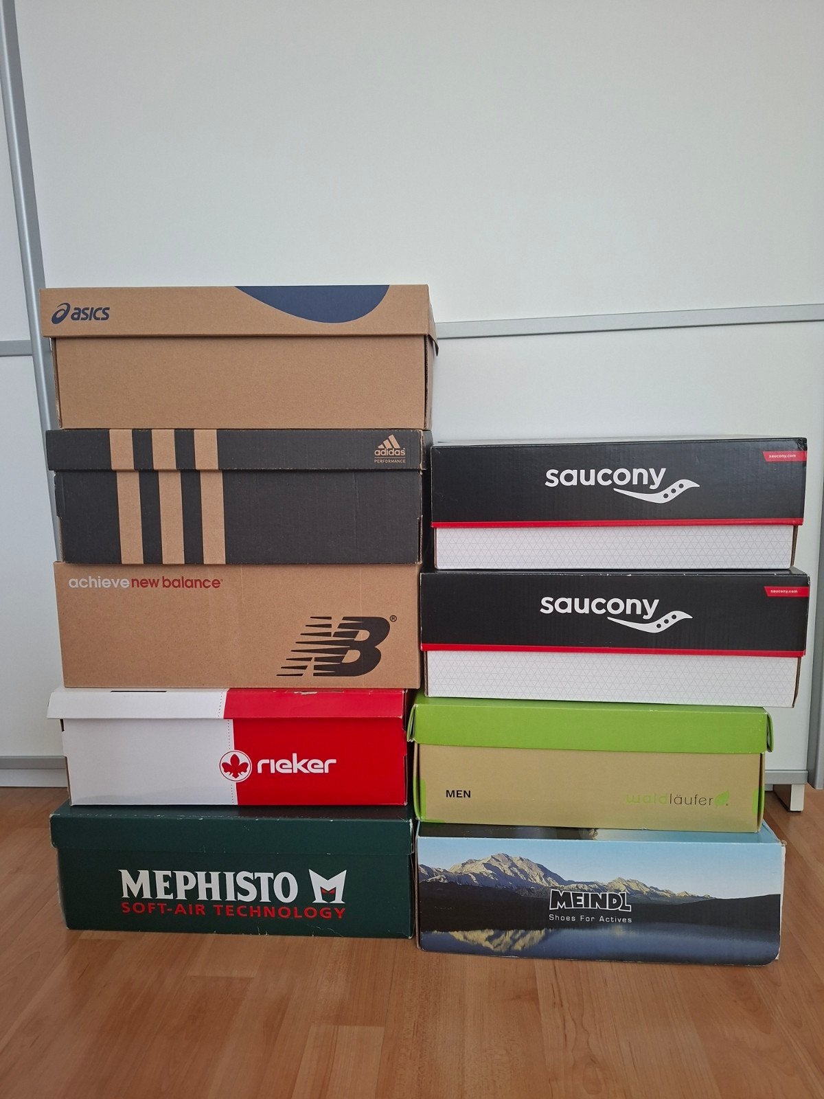 Schoenendozen, 9 stuks (leeg)., Ophalen, Minder dan 40 cm, Doos, Minder dan 35 cm