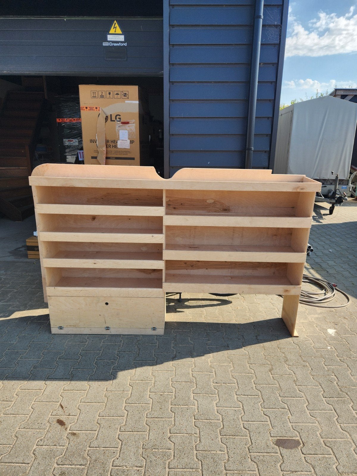 kast t.b.v. een ford transit (niet verlengt), Ophalen, Zo goed als nieuw
