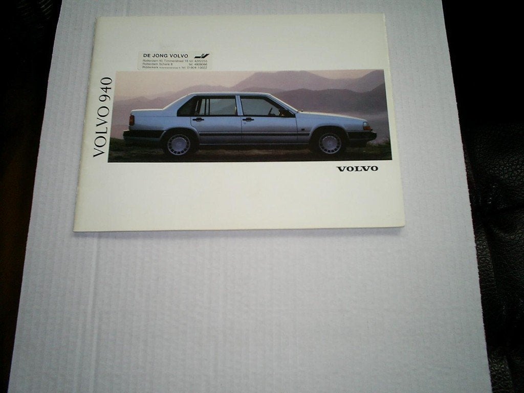 Volvo 940 1991 46 pag., Boeken, Ophalen of Verzenden, Zo goed als nieuw, Volvo
