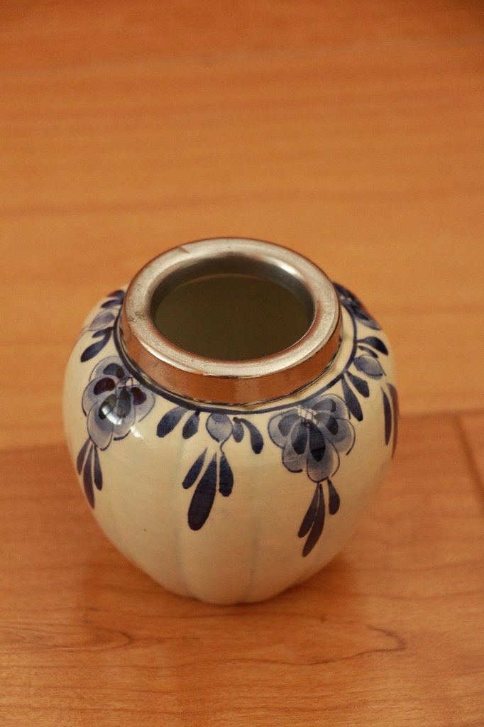 Delftsblauw lepelvaasje, Gebruikt, Overige merken, Verzenden, Overige stijlen