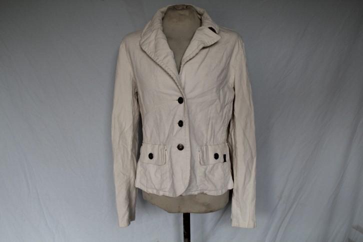 Leuke lichte ribcord jas.Mt 40.Merk Bandolera ADD, Kleding | Dames, Jasjes, Kostuums en Pakken, Maat 38/40 (M), ., Wit, Ophalen of Verzenden
