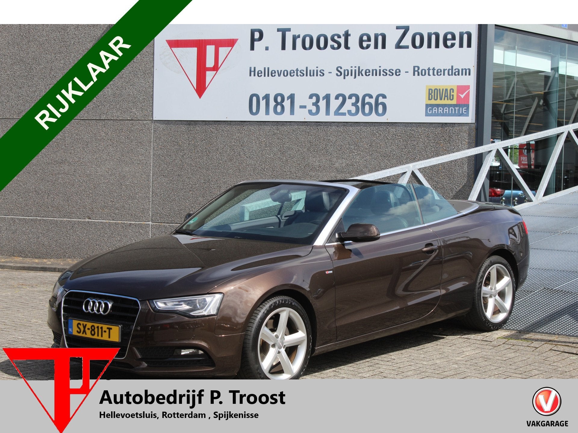 Audi A5 Cabriolet 2.0 TFSI Pro Line S 2x S-line Automaat/Nav, Auto's, Gebruikt, Zwart, 4 cilinders, 4 stoelen