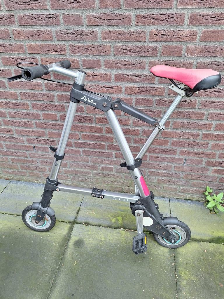 A-bike vouwfiets, opknapper, Fietsen en Brommers, Fietsen | Vouwfietsen, Ophalen, Gebruikt, Totaal opvouwbaar, Overige merken