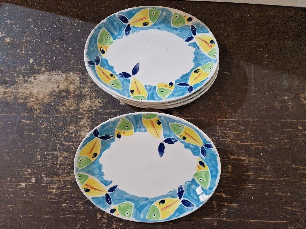 3 stuks prachtige ovalen borden 34x26,5 Steelite €4, p.st., Overige merken, Ophalen of Verzenden, Zo goed als nieuw, Bord(en)