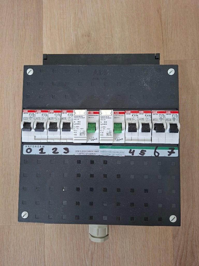ABB HAF - 1 Fase Groepenkast, Ophalen, Gebruikt, Overige typen