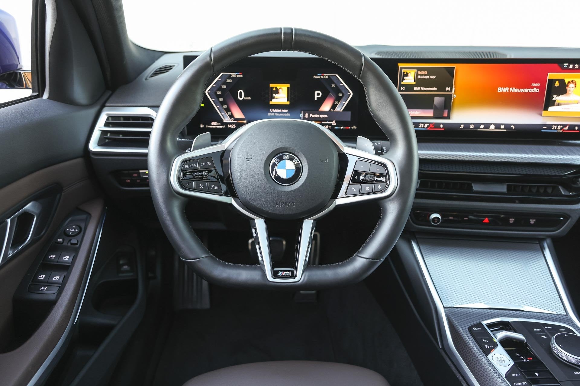 BMW 3 Serie Touring 320i M Sport Automaat / Panoramadak / Tr, Automaat, Gebruikt, 4 cilinders, Blauw