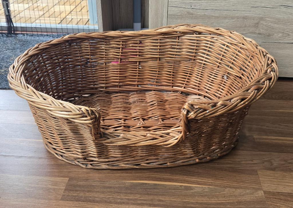 Rieten mand voor dieren, Ophalen, Gebruikt, Riet