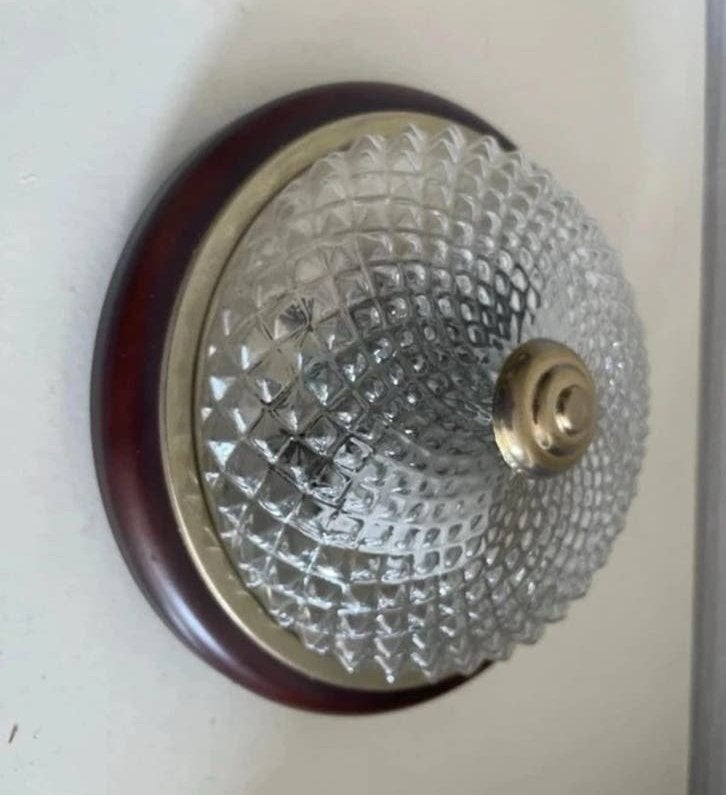 Plafondlamp vintage, Ophalen of Verzenden, Zo goed als nieuw