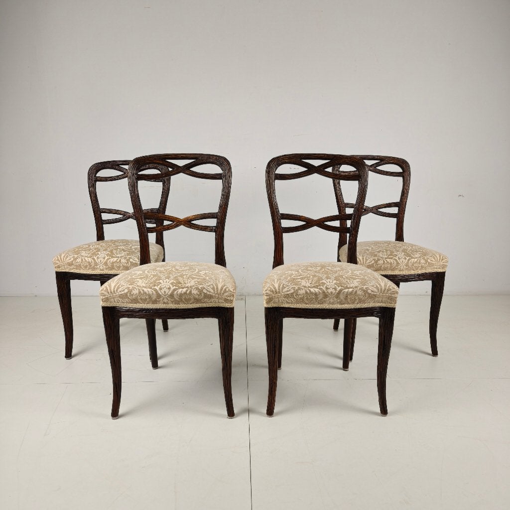 Set van vier eetkamerstoelen uit het Zwarte Woud door Horrix, Antiek en Kunst, Ophalen of Verzenden