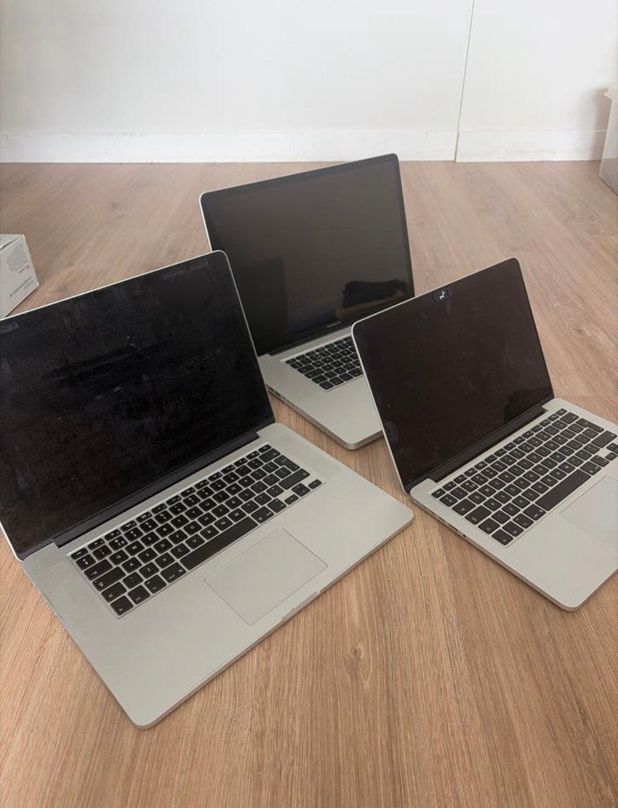 3x Apple MacBook Pro (onderdelen/reparatie) - A1425, A1398,, MacBook Pro, Qwerty, Overige groottes, Ophalen of Verzenden