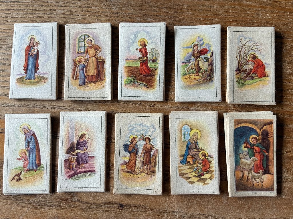 Vintage devotieprentjes santjes, Ophalen of Verzenden, Zo goed als nieuw, Kaart of Prent, Christendom | Katholiek