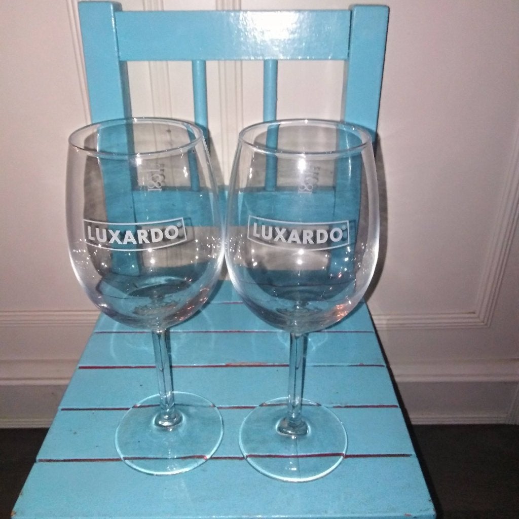 Luxardo est. 1821 Limoncello glazen set van 2 stuks, Ophalen, Glas of Glazen, Overige stijlen, Glas