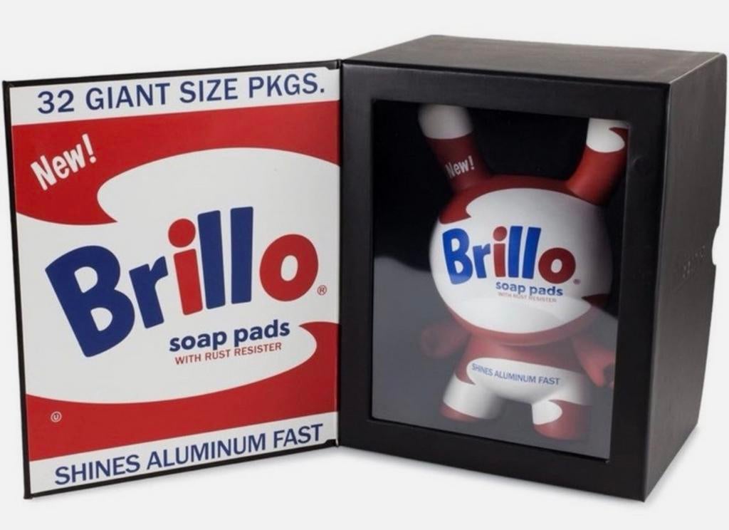 Kidrobot X Andy Warhol “Masterpiece Dunny” BRILLO 8 inch TOY, Verzenden, Zo goed als nieuw