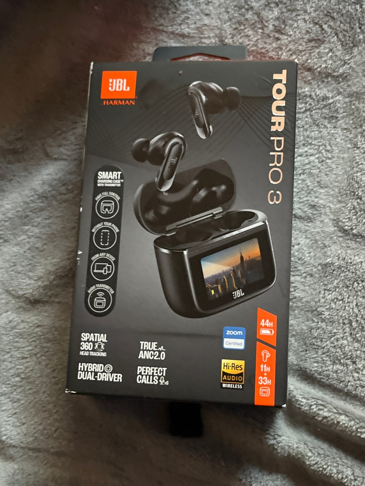 JBL Tour Pro 3 Draadloze In-ear Koptelefoon met Smart Case, In-ear, JBL, Bluetooth, Nieuw