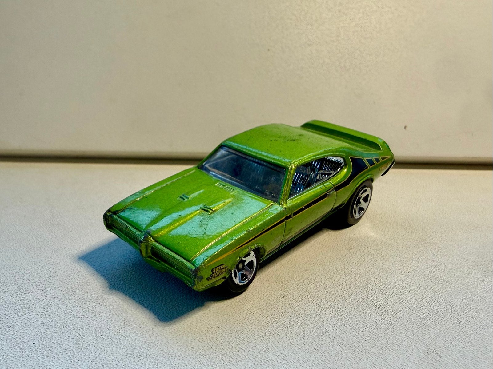 Hot Wheels 1969 Pontiac GTO, Ophalen of Verzenden, Gebruikt, Auto