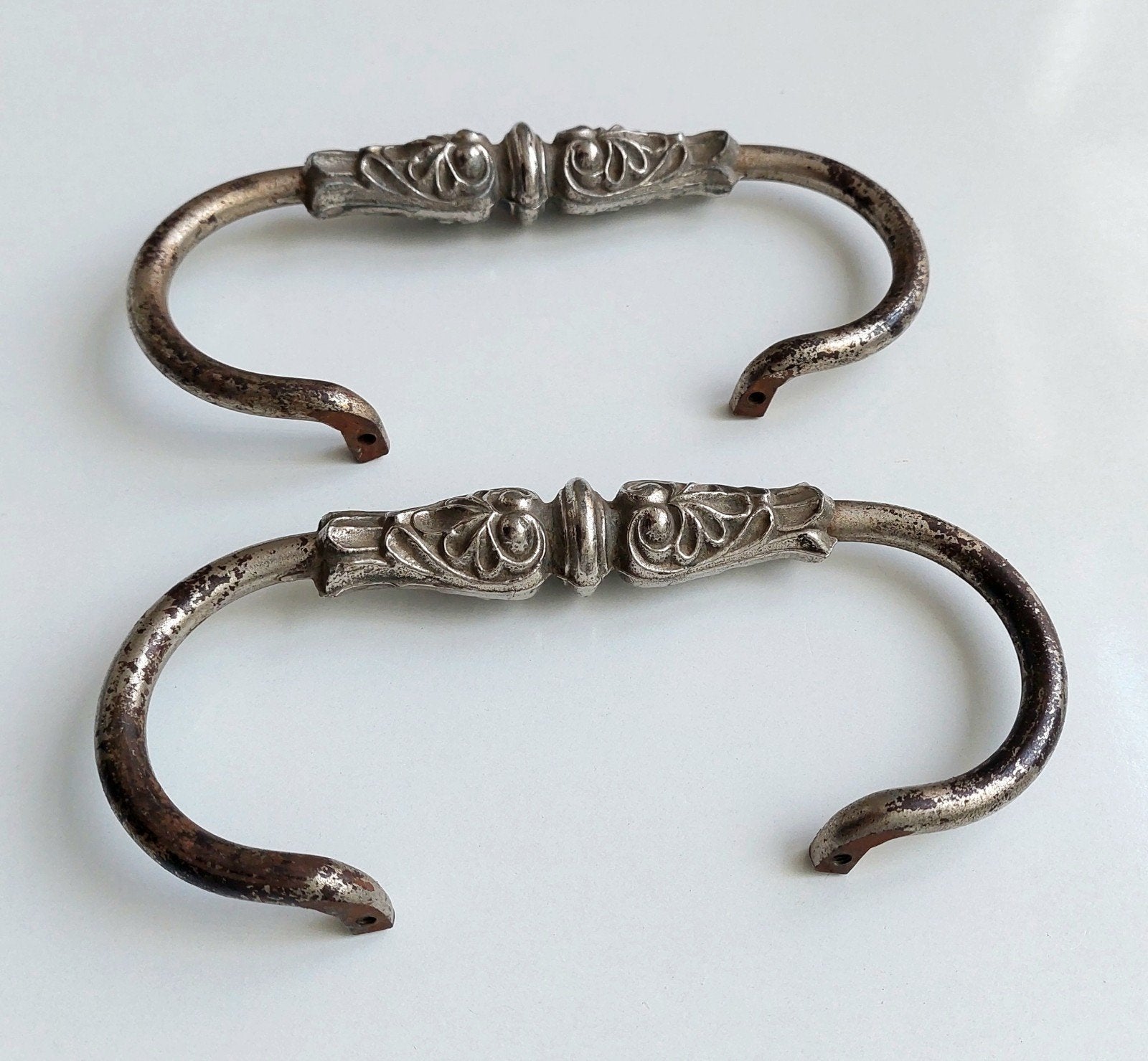 Oude Handgrepen Doodskist Lijkkist Grafkist Coffin Handles, Ophalen of Verzenden