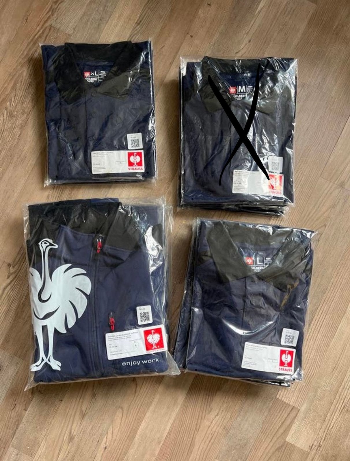 Engelbert Strauss 2 jassen en 5 Polo’s maat L, Ophalen of Verzenden, Nieuw, Maat 52/54 (L), Blauw