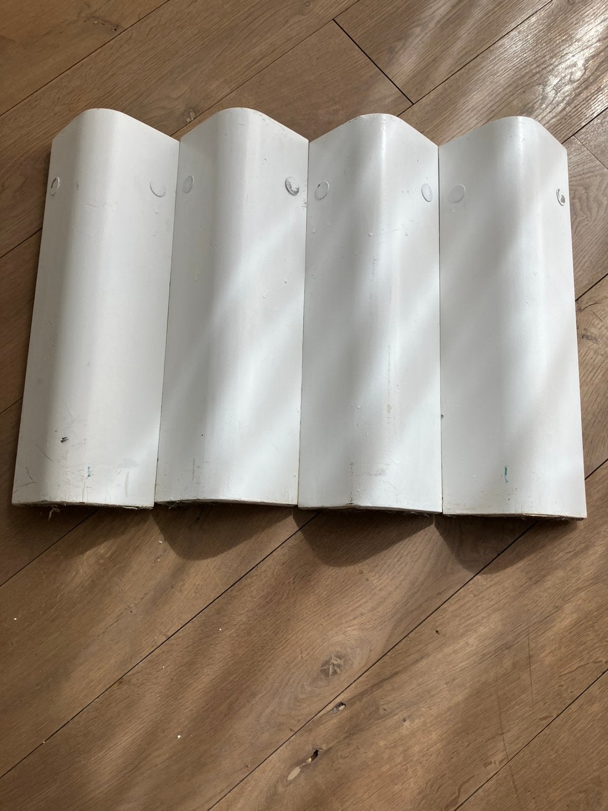 Auping auronde poten 48 cm, Ophalen, Gebruikt, Eenpersoons, Hout