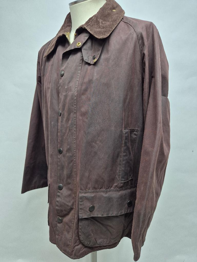 Barbour Beaufort, wax jas, maat C46-117cm XL Top!, Barbour, Bruin, Maat 56/58 (XL), Ophalen of Verzenden