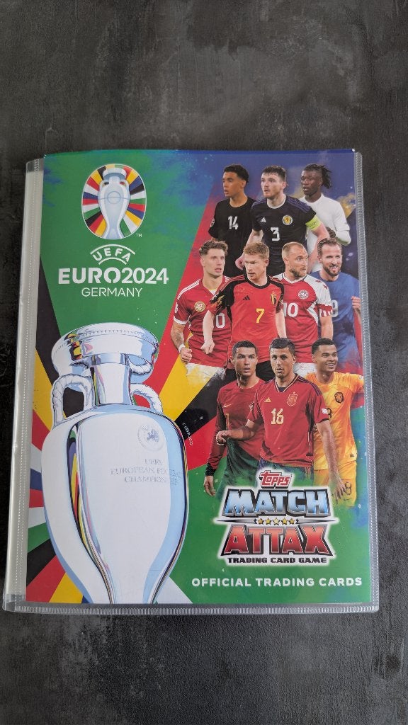 Topps Match Attax EURO 2024 bijna compleet, Ophalen of Verzenden, Zo goed als nieuw, Meerdere plaatjes