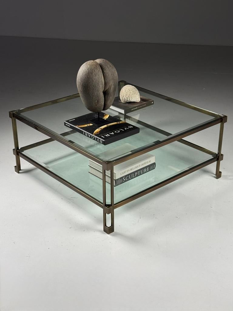 Salontafel glas vintage