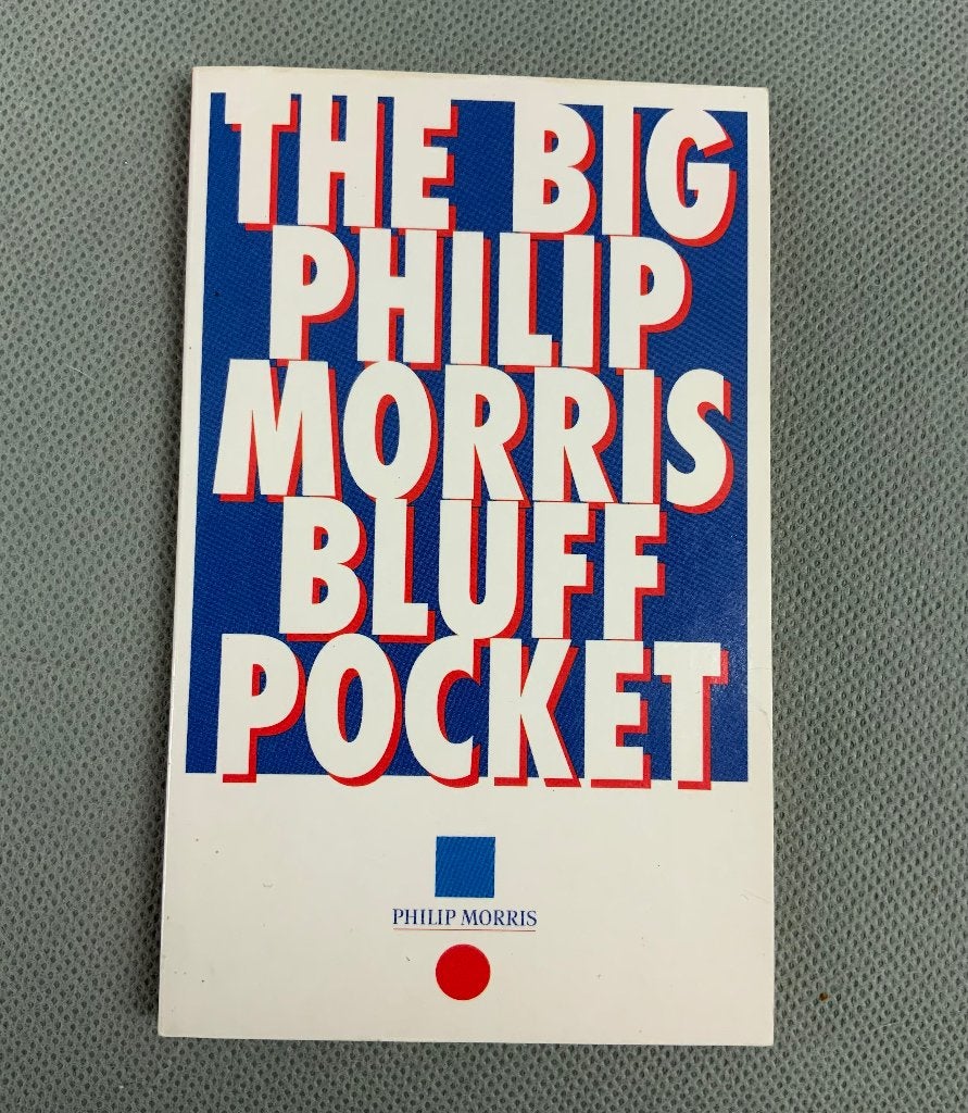 Mini pocketboek The Big Philip Morris Bluff Pocket, Verzamelen, Ophalen of Verzenden, Zo goed als nieuw, Overige typen