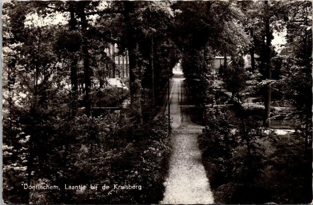 Doetinchem - Laantje bij de Kruisberg (1966) 2x, Verzenden, 1960 tot 1980, Gelopen, Gelderland
