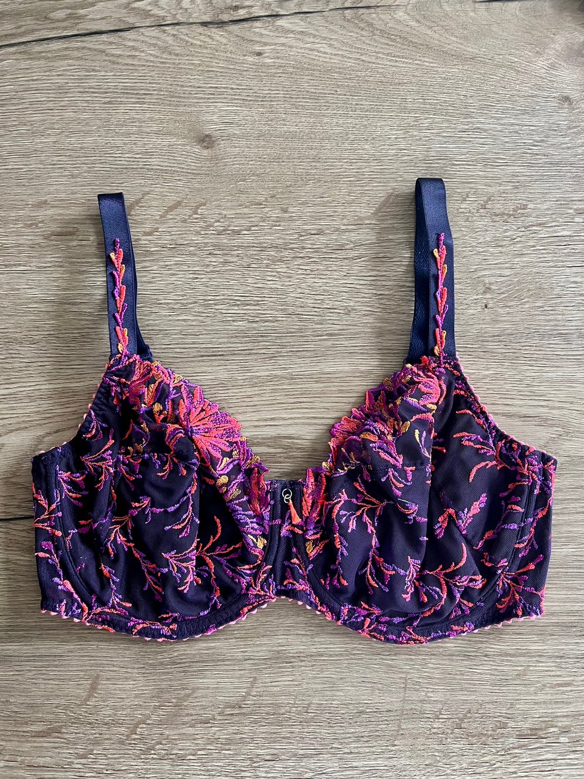 Prima donna 80E full cup aubergine kleurrijke borduur, Meerkleurig, Ophalen of Verzenden, BH