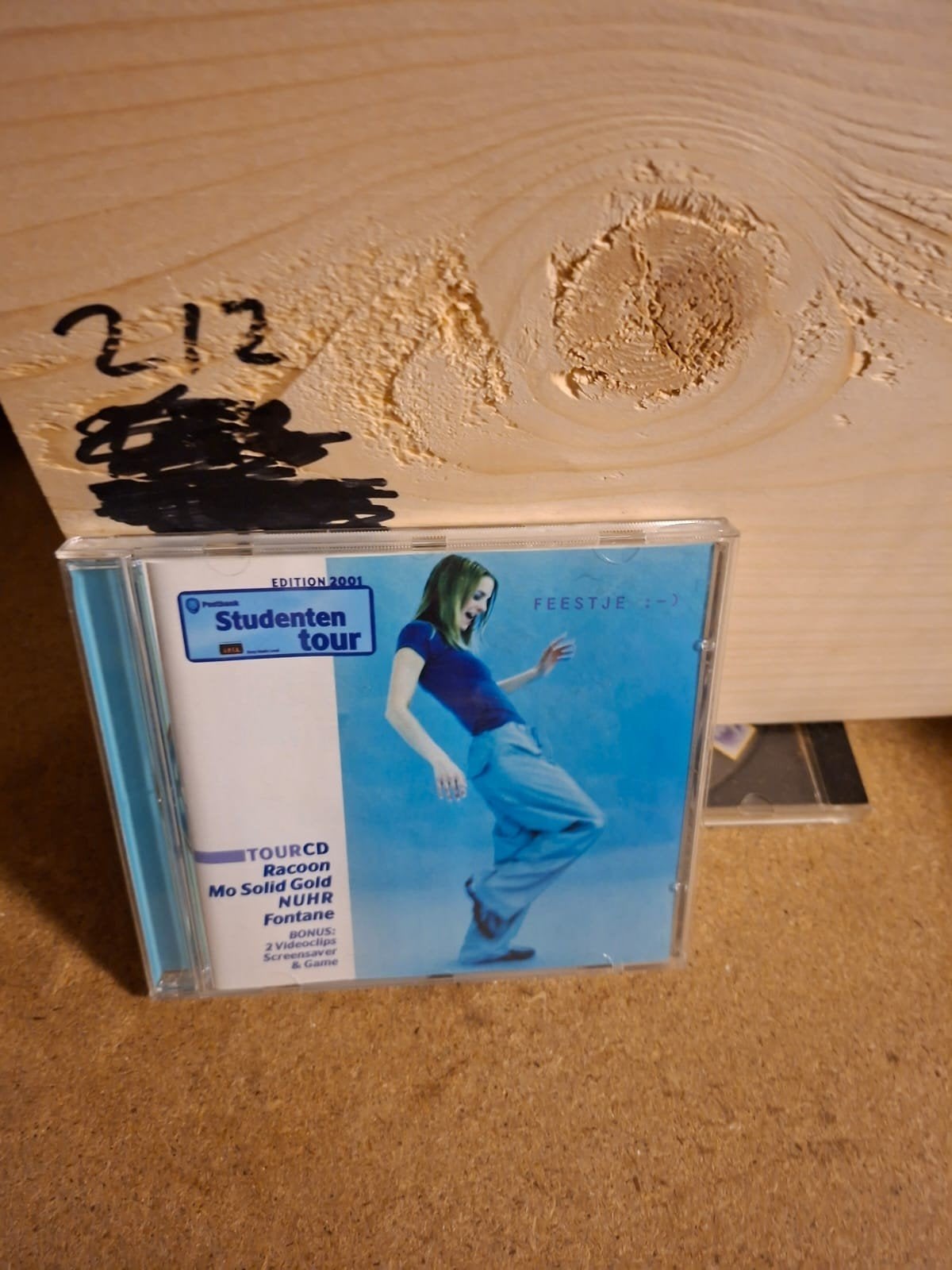 Studenten Tour CD 2001 - Racoon, Mo Solid Gold, NUHR, Met bonustracks, Gebruikt, Pop, Ophalen of Verzenden