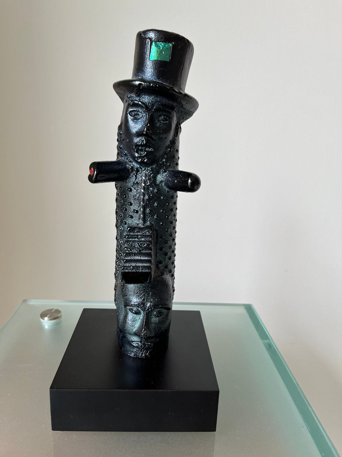 ‘Idol’, unica, Bertil Vallien, Kosta Boda., Antiek en Kunst, Ophalen of Verzenden, 24 cm, Glas