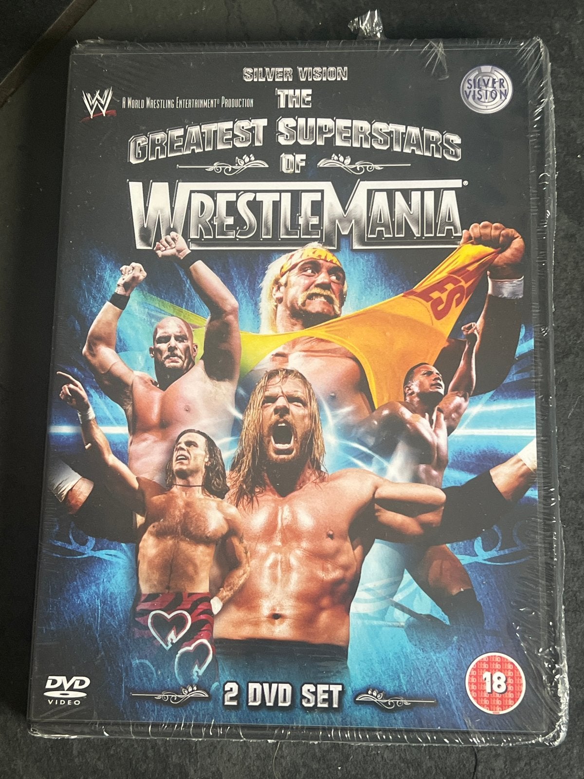 WWE The Greatest Superstars of WrestleMania DVD (Nieuw), Vanaf 18 jaar, Import, Engels, Compilatie