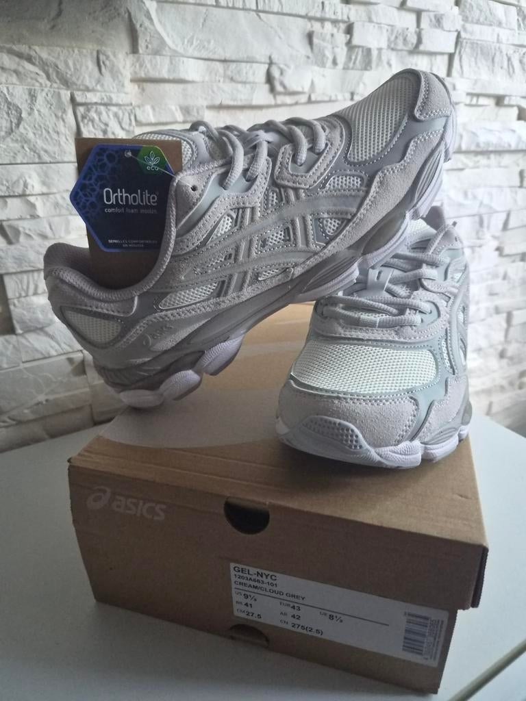 ASICS GEL-NYC Cloud grey maat 43, Ophalen of Verzenden, Nieuw, Overige kleuren
