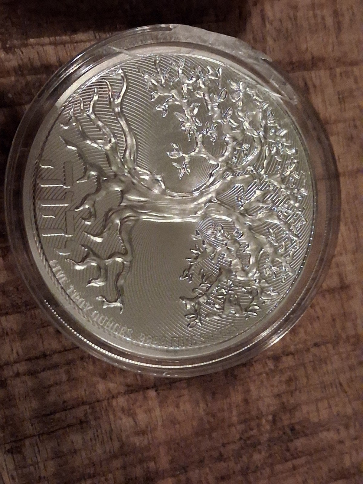 Zilveren munt 'Tree of Life' 2020 - Elizabeth II 5 oz, Ophalen, Koningin Beatrix, Zilver, Overige waardes
