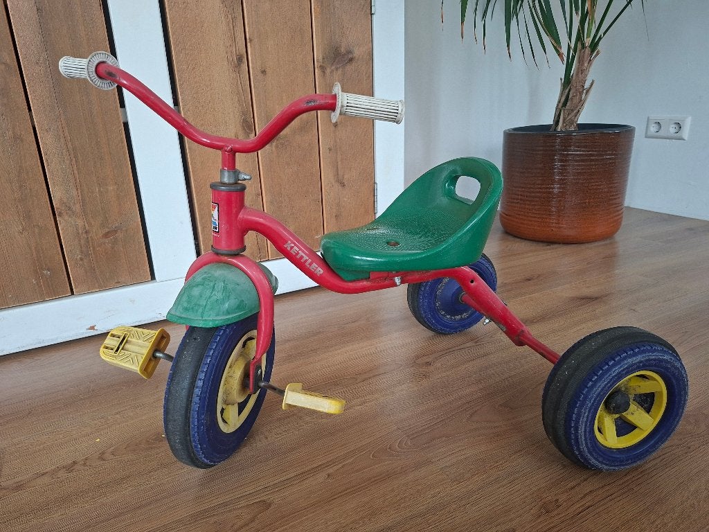 Driewieler fiets trappers kettler baby, Ophalen, Gebruikt, Terugtraprem, Kettler