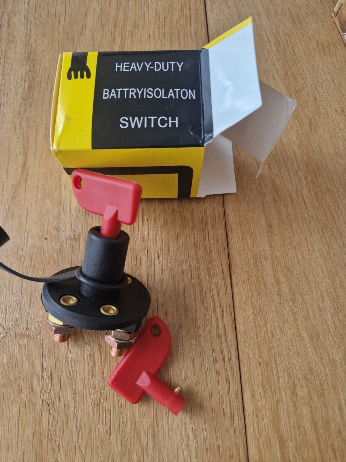Heavy-Duty Batterij Isolator Schakelaar met Sleutel, Ophalen of Verzenden
