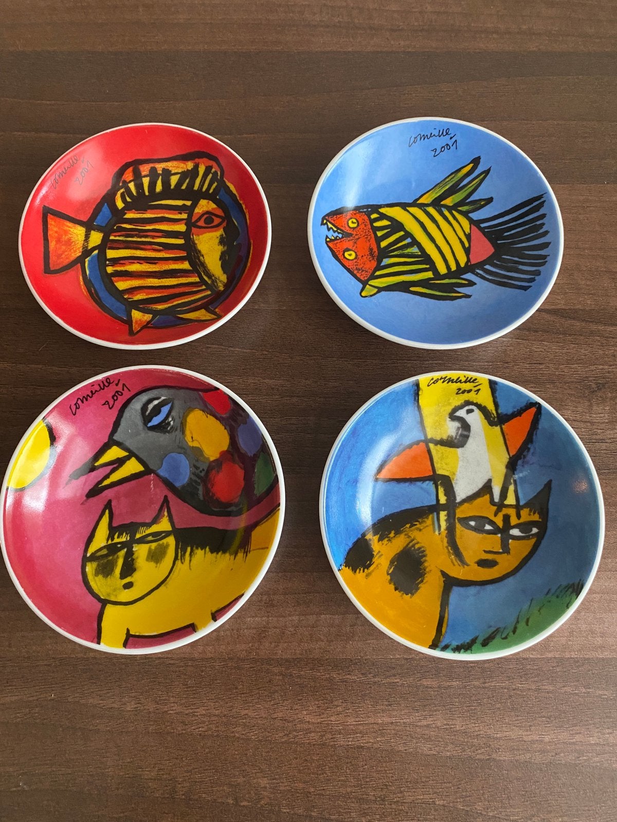 4 Corneille schaaltjes, Ophalen of Verzenden, Gebruikt, Modern, Schaal of Schalen