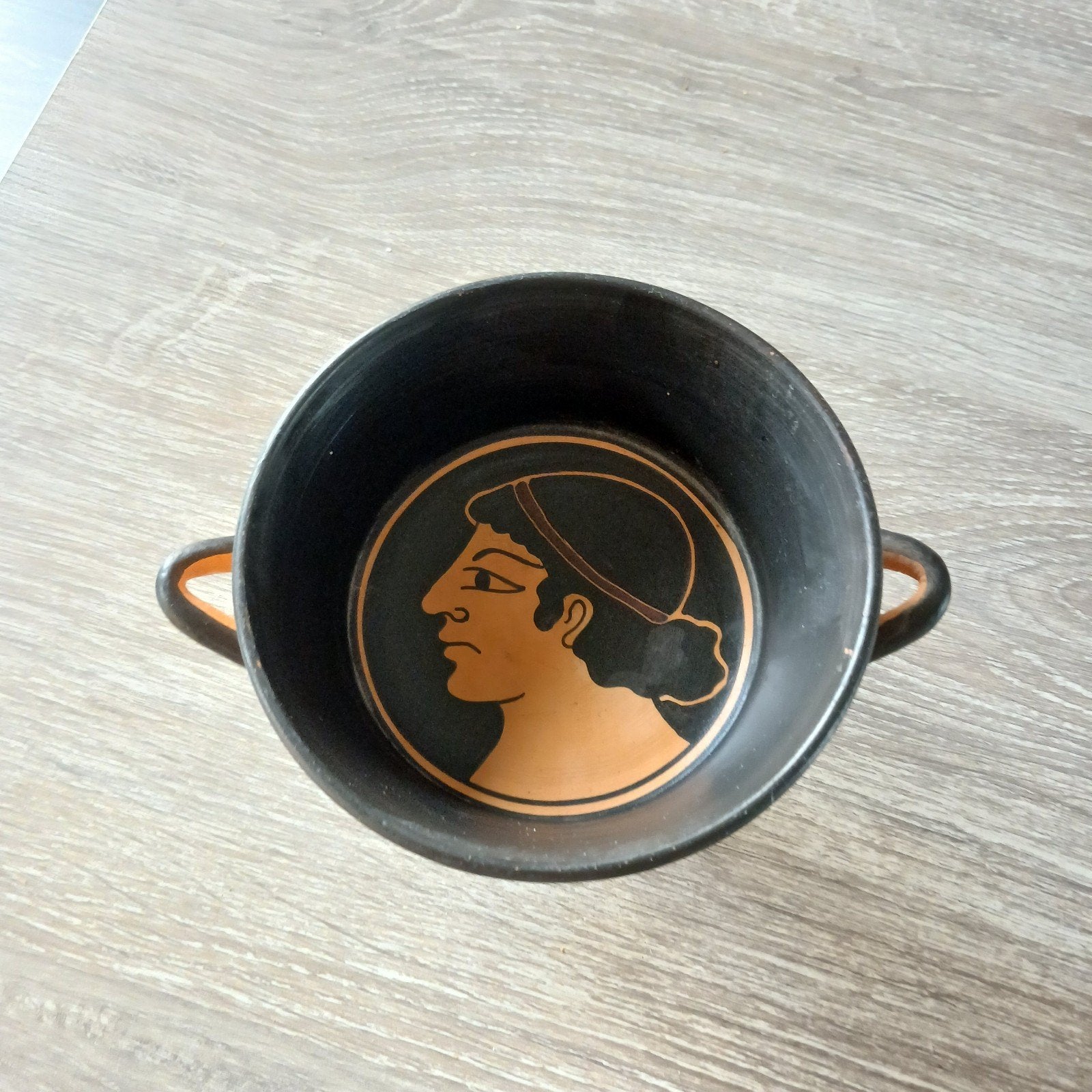 Antieke Griekse Kylix - Handgeschilderd, Ophalen of Verzenden