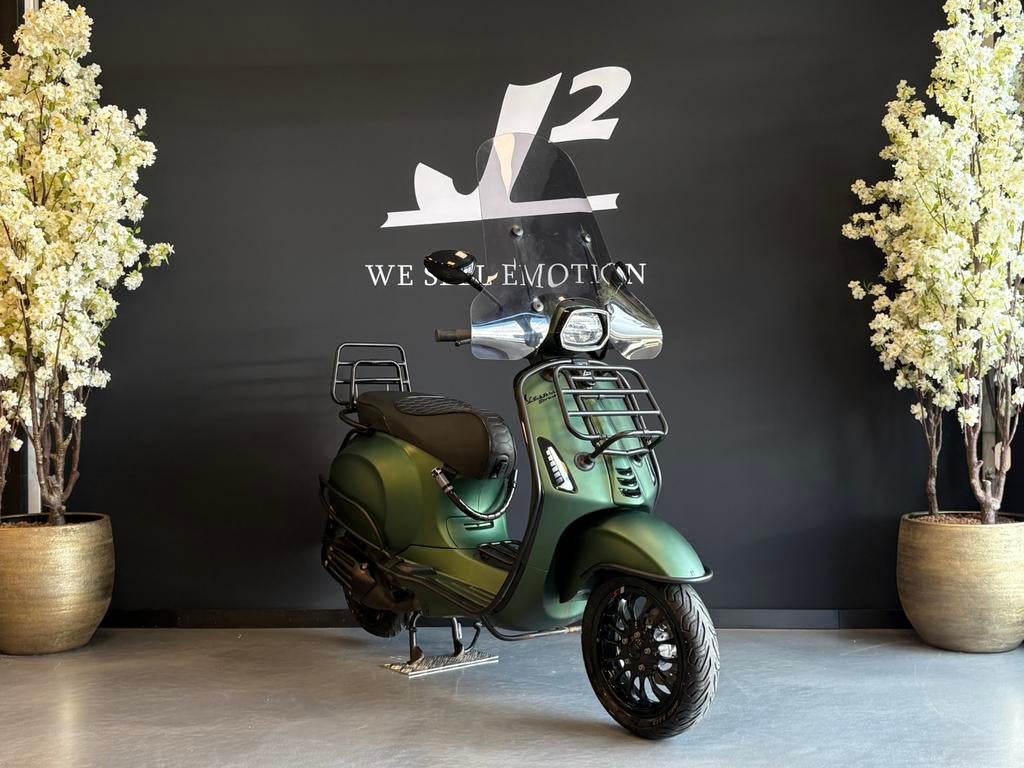 Vespa Sprint | Cobra Green | Brom | 2022 | 9144 km | 1 eig, Gebruikt, Overige modellen, ., Maximaal 45 km/u