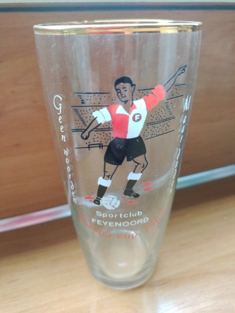 Feyenoord glazen, Ophalen of Verzenden, Zo goed als nieuw, Feyenoord, Overige typen