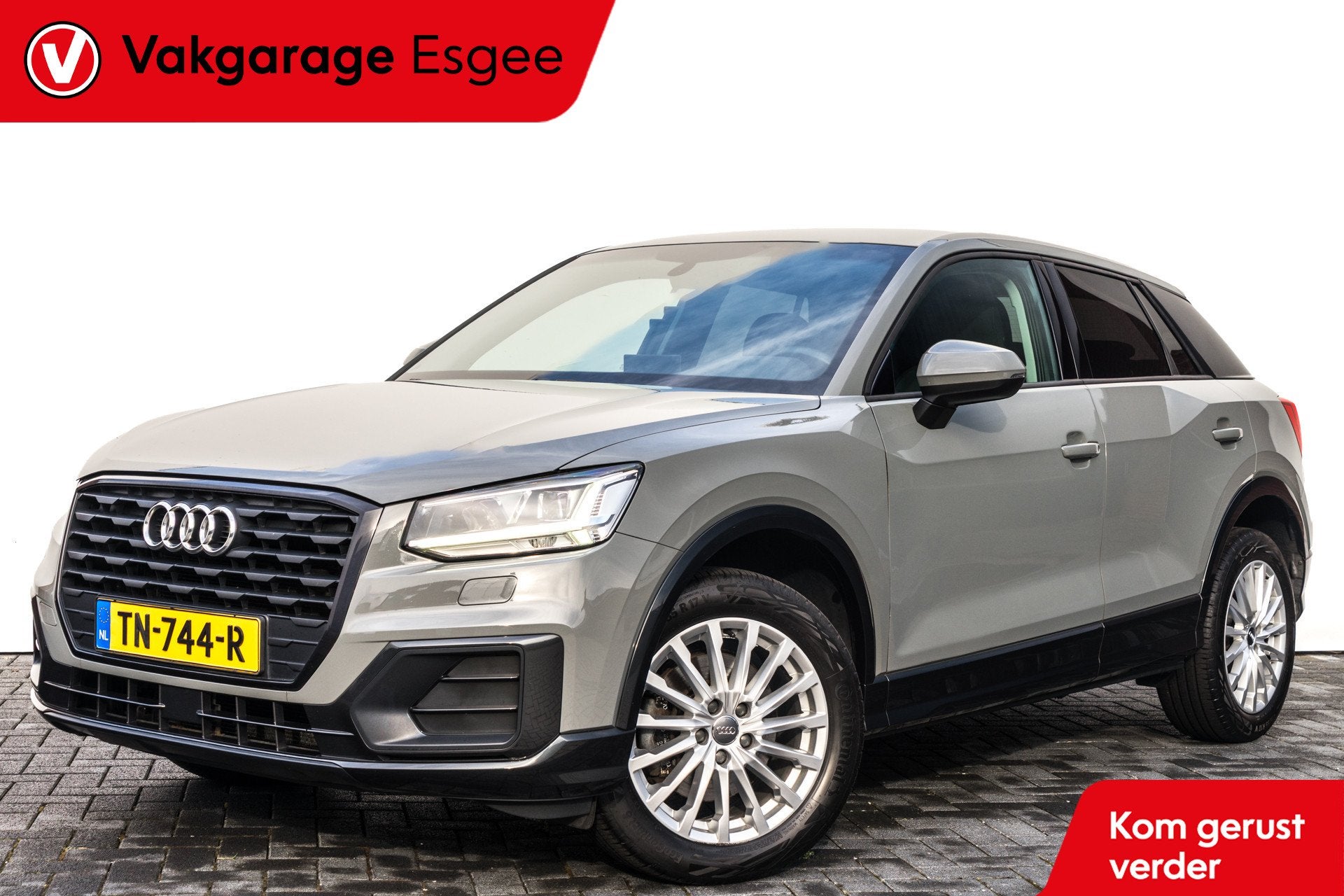 Audi Q2 1.4 150 PK TFSI CoD Design Pro Line Plus | Ned Auto, Auto's, Stof, Gebruikt, 4 cilinders, Origineel Nederlands