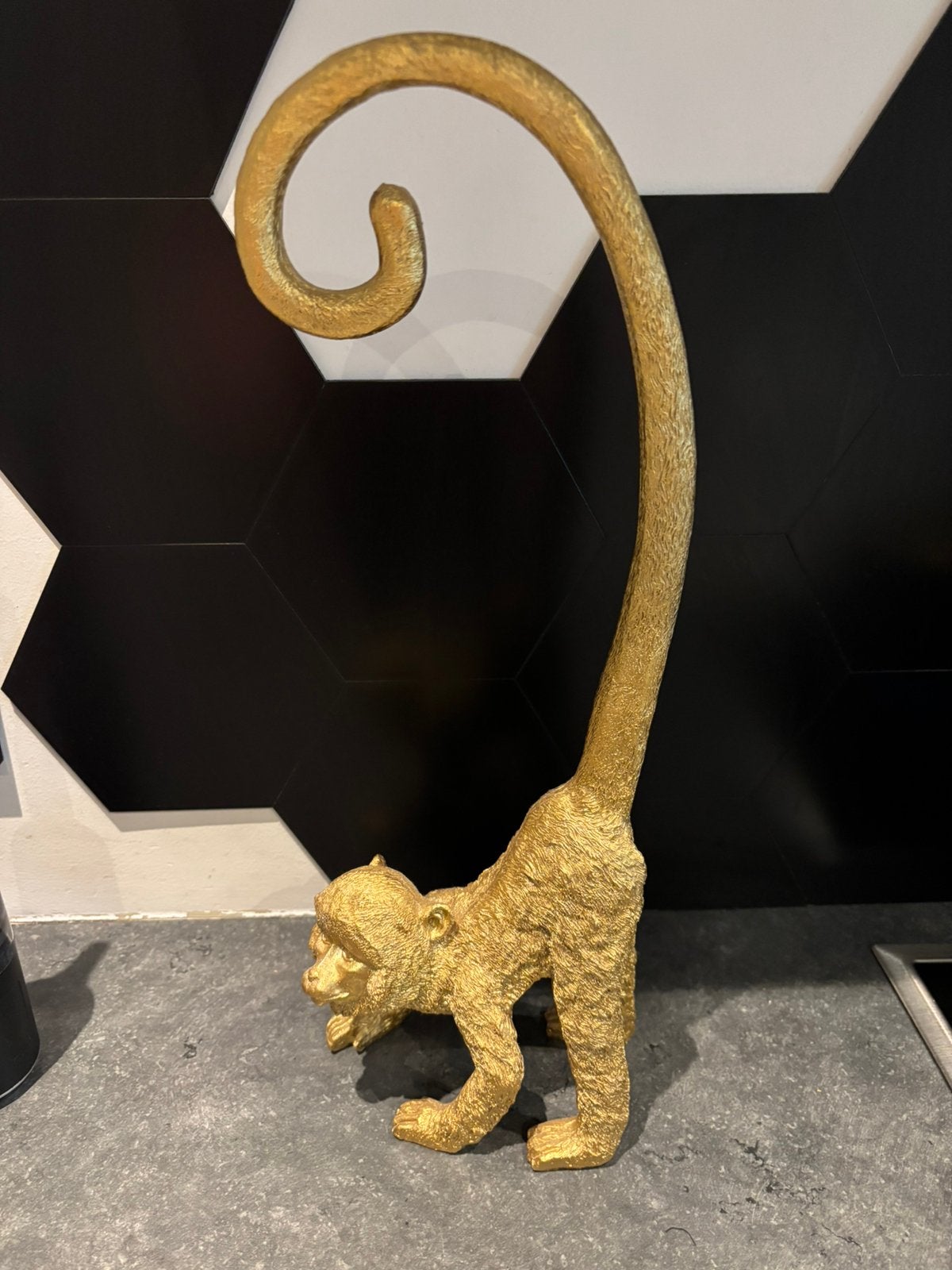 Decoratieve standbeels aap, Ophalen of Verzenden, Zo goed als nieuw