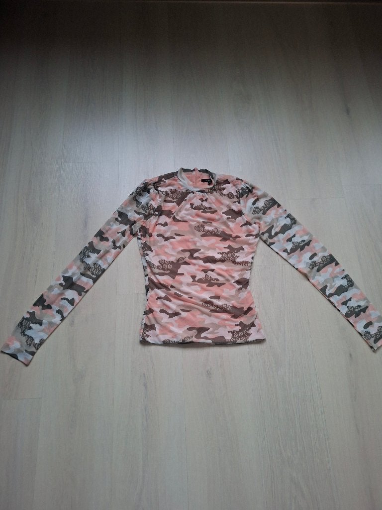 Nikkie top - lange mouwen maat 34, Meerkleurig, Ophalen of Verzenden, Zo goed als nieuw, Nikkie