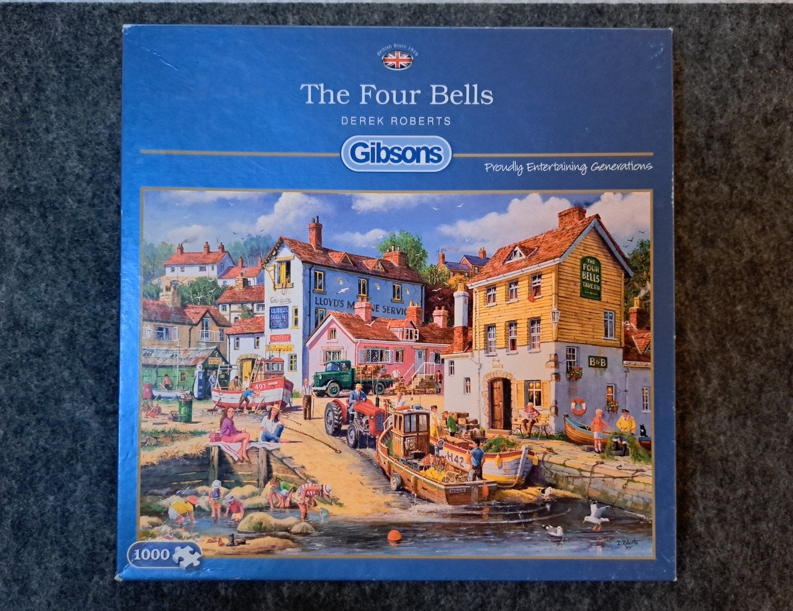 Gibsons puzzel, Hobby en Vrije tijd, Denksport en Puzzels, Ophalen of Verzenden, 500 t/m 1500 stukjes, Zo goed als nieuw